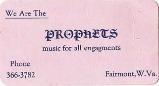 The Prophets promotional card